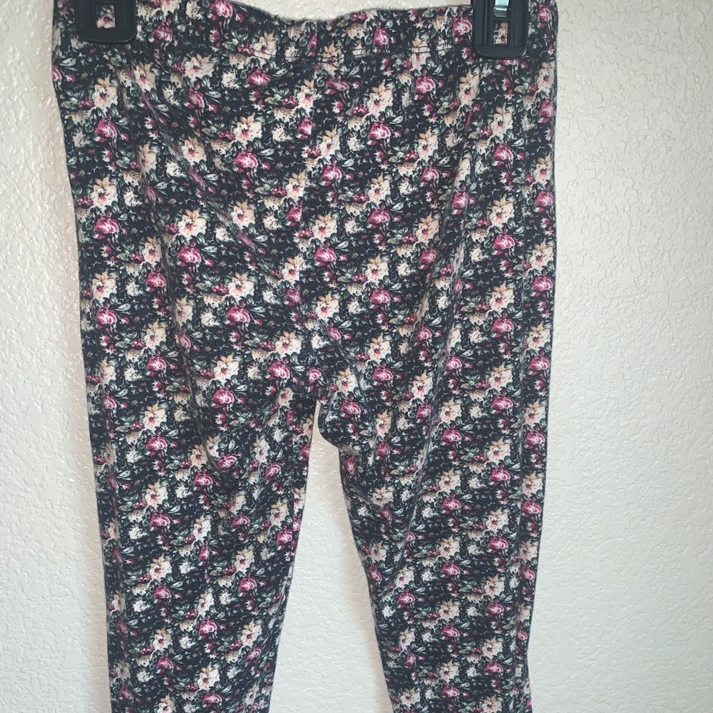 Flower print leggings